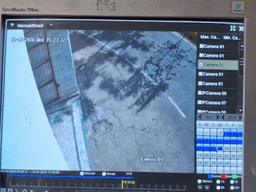 CCTV में कैद हुई वारदात। - Dainik Bhaskar