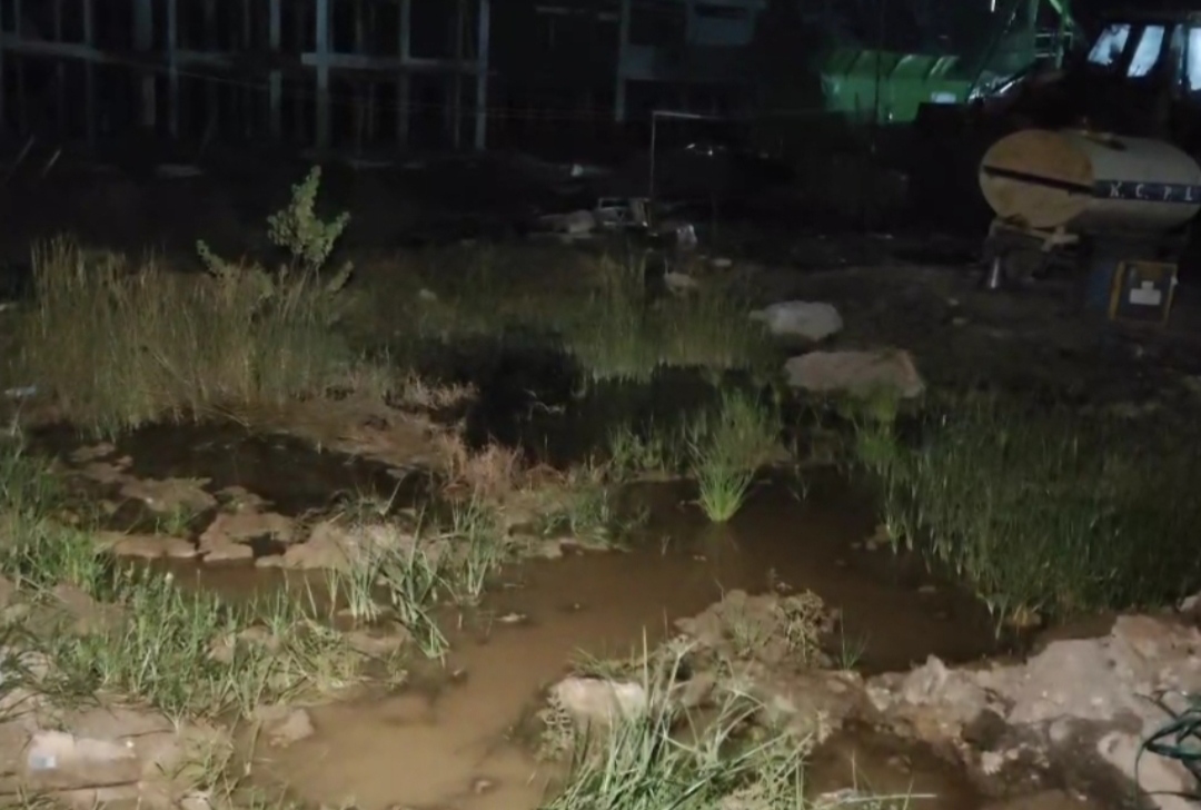 इसी कीचड़ में डुबोकर हत्या की गई थी।