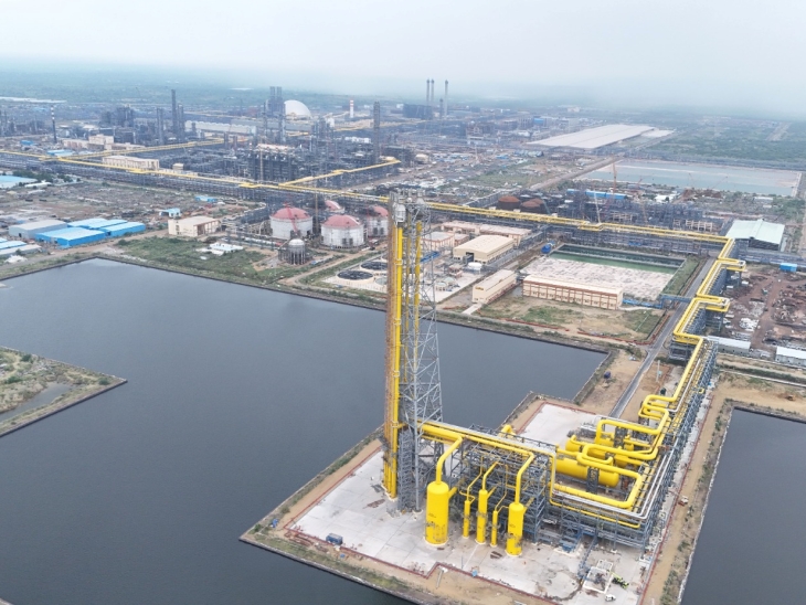 प्रतिदिन 40,000 से 60,000 क्यूबिक मीटर पानी की जरूरत को देखते हुए पाइपलाइन बिछाई गई है।