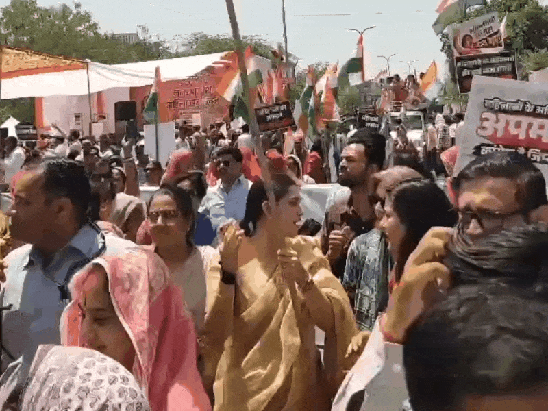 रैली में मौजूद झुंझुनूं भाजपा कार्यकर्ता