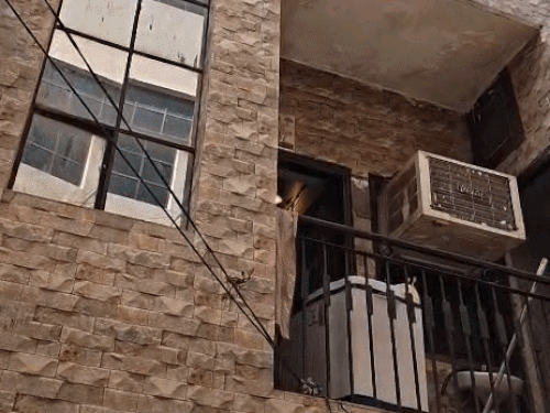 Deepak and Sonam lived on the first floor of this house in lane number 2 of Ambedkar Colony in Gurugram.