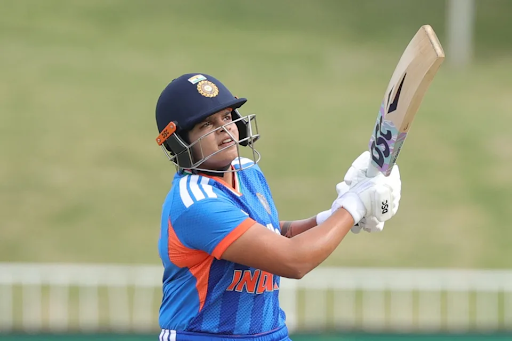 शेफाली वर्मा ने 57 रन की पारी खेली।