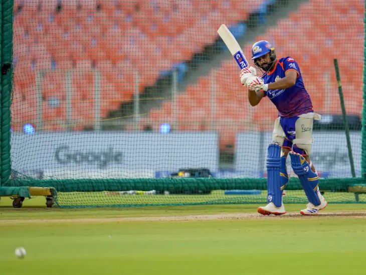 नेट्स के दौरान रोहित शर्मा। (फोटो- BCCI)