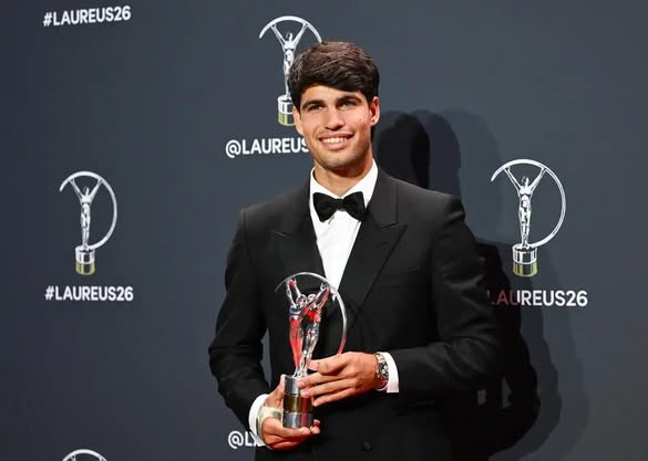 टेनिस प्लेयर कार्लोस अलकराज ने जनवरी में ऑस्ट्रेलियन ओपन जीता था।