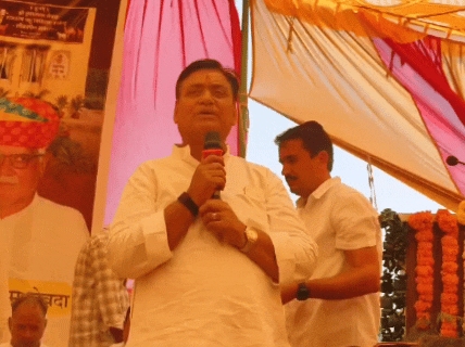 कार्यक्रम को संबोधित करते हुए पीसीसी चीफ गोविंद सिंह डोटासरा।