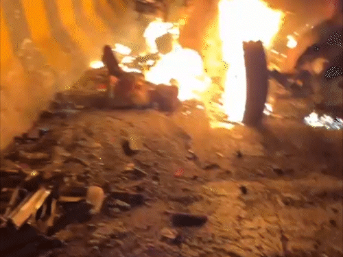 Mirzapur Drummaganj Accident | Truck-Car Collision, Fire Claims Lives