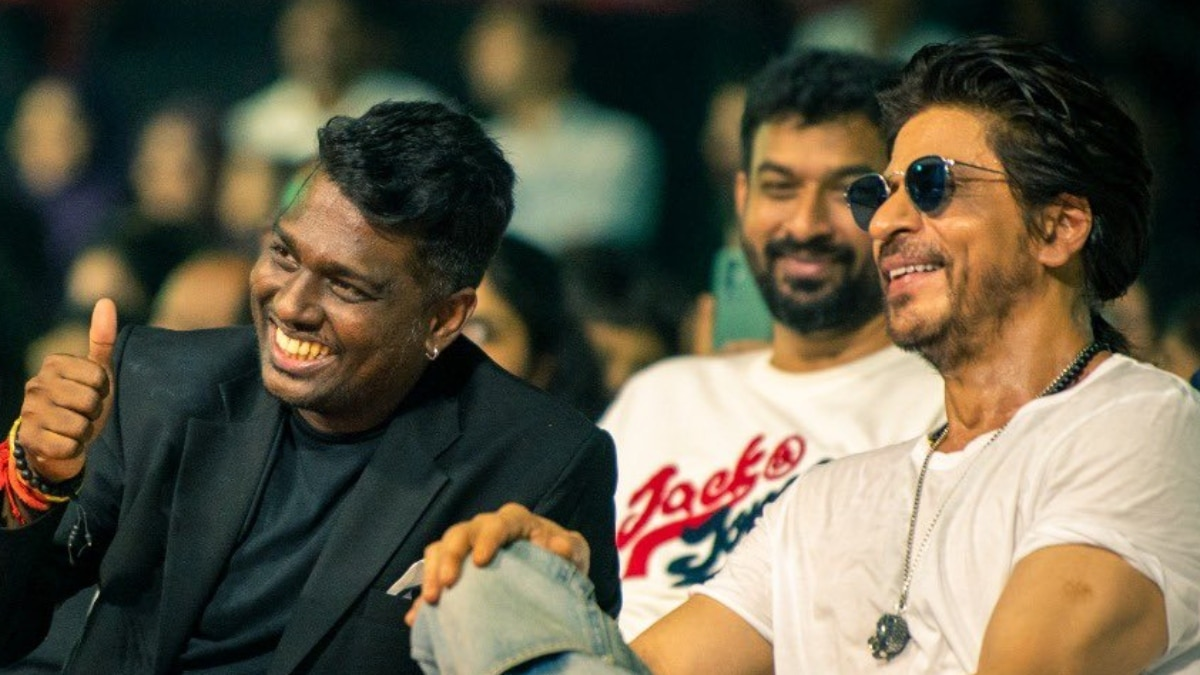 डायरेक्टर एटली के साथ शाहरुख खान।