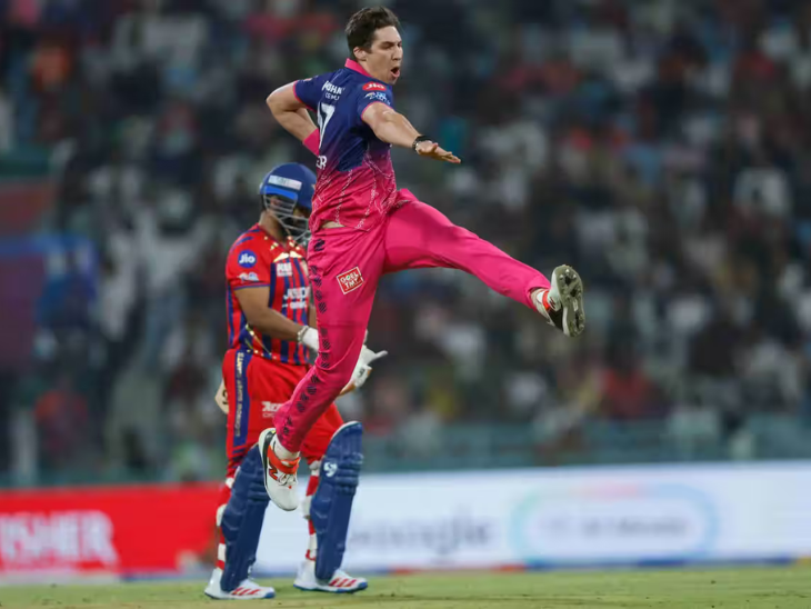 नांद्रे बर्गर ने ऋषभ पंत को शून्य के स्कोर पर आउट किया। - Dainik Bhaskar