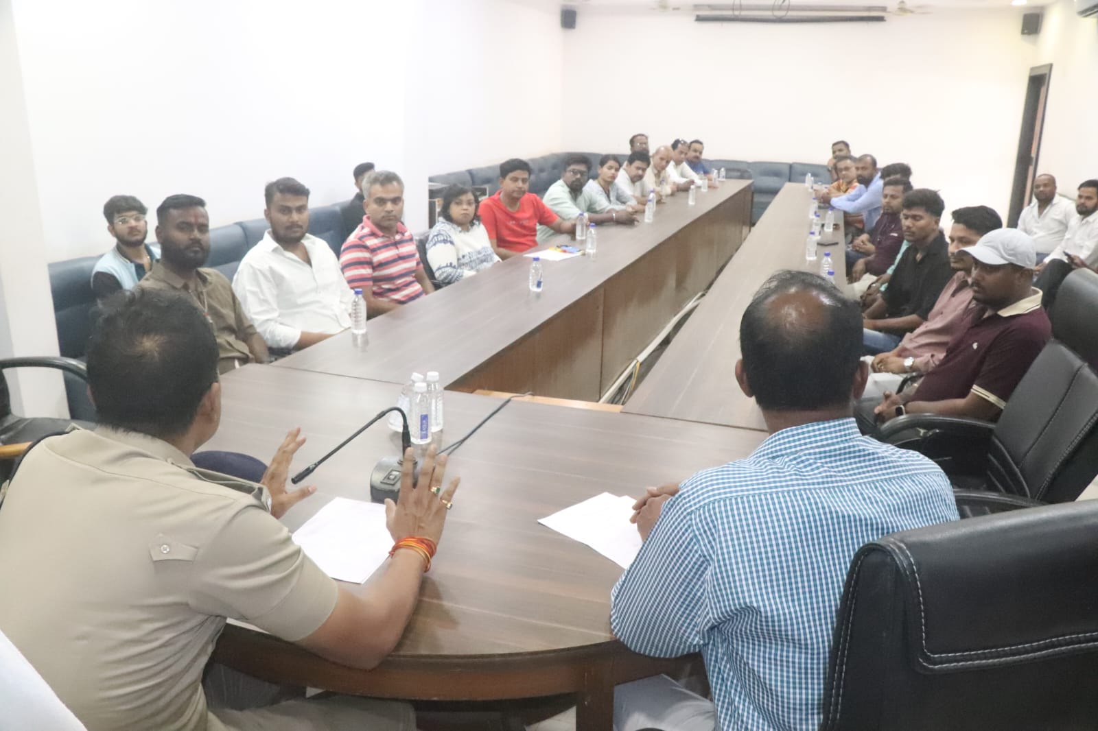 एएसपी और क्राइम डीएसपी ने दी ट्रेनिंग।