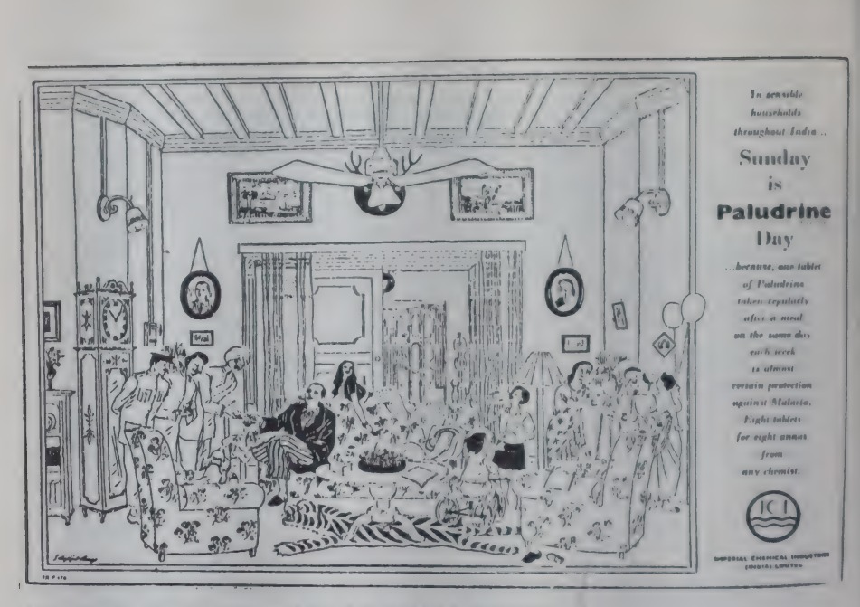 DJ. An ad designed by Satyajit Ray for Keymer. (Source: Satyaraj Ray's book 'My Years with Apu')