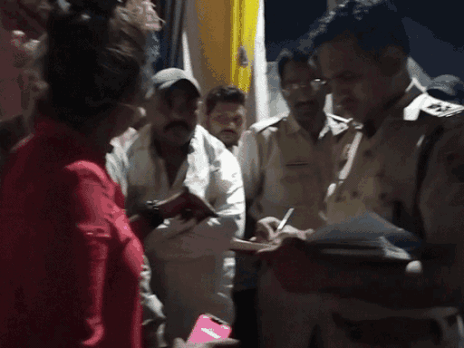 Police arrived at the spot after the death of a person in Bhiwani and conducting inquiries.