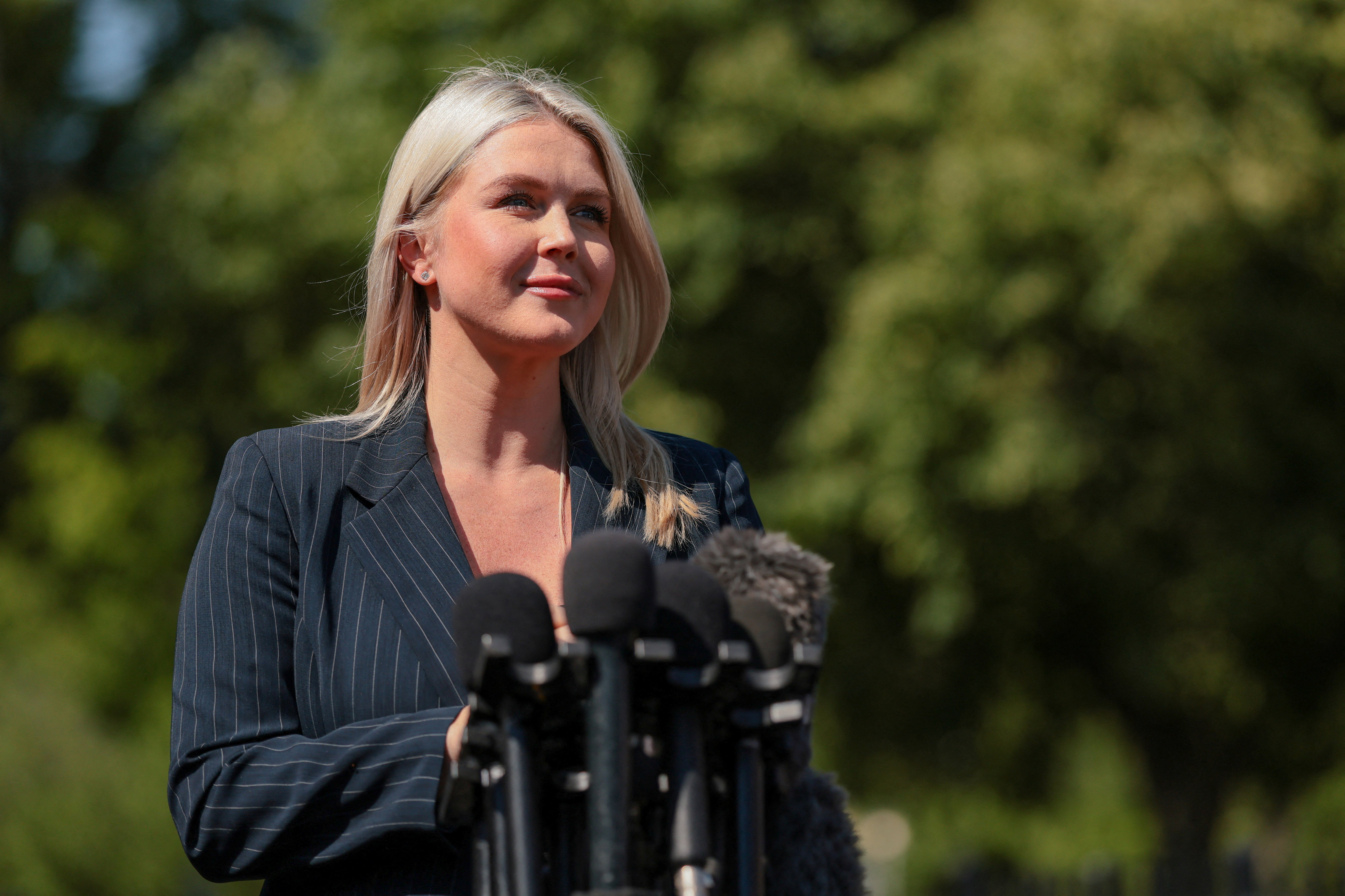 व्हाइट हाउस में प्रेस सेक्रेटरी कैरोलाइन लेविट ने बुधवार को मीडिया के सवालों का जवाब दिया।