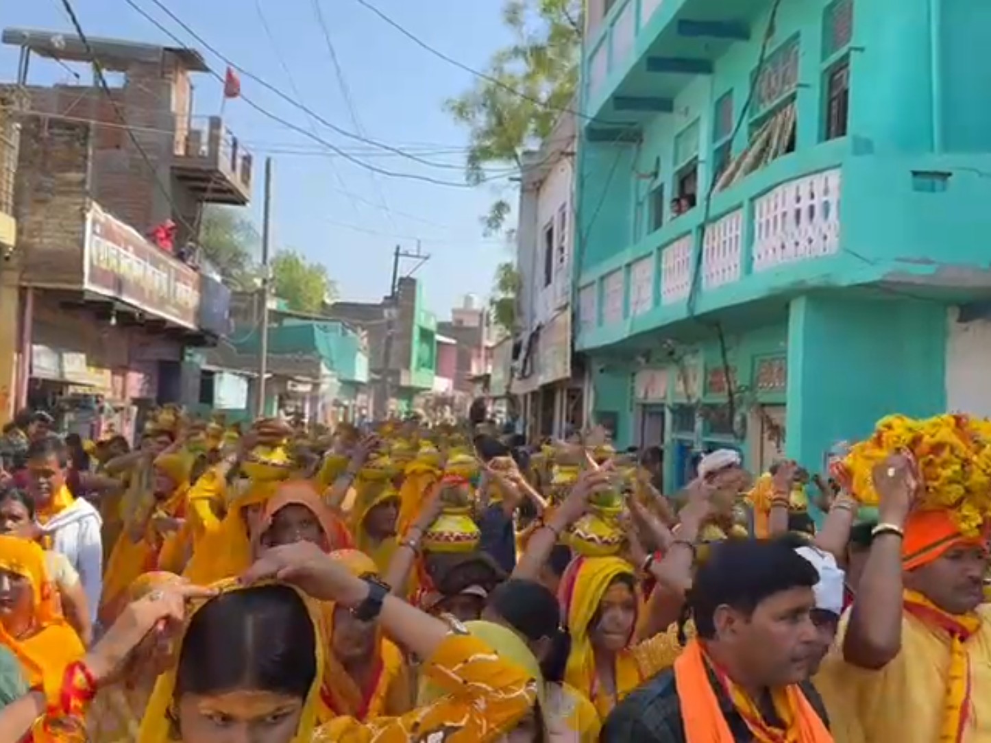Rari Village Bhagwat Katha Kalash Yatra | Gaund Baba Temple