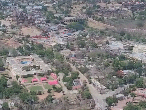 ओरछा का नजारा।