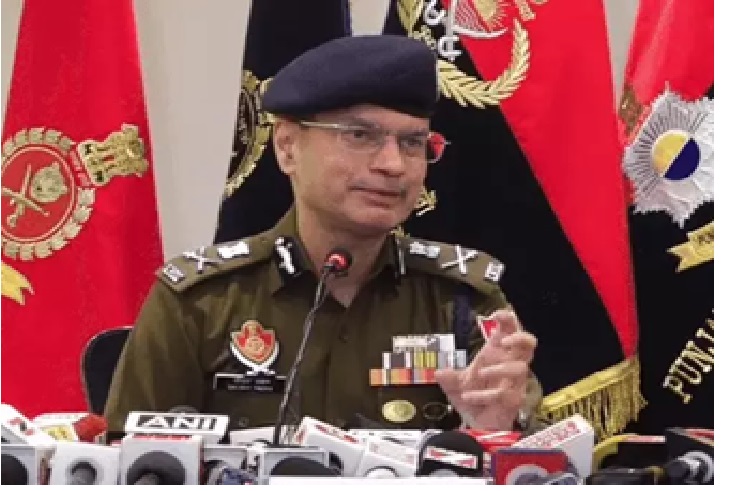 पंजाब के डीजीपी गौरव यादव। फाइल फोटो