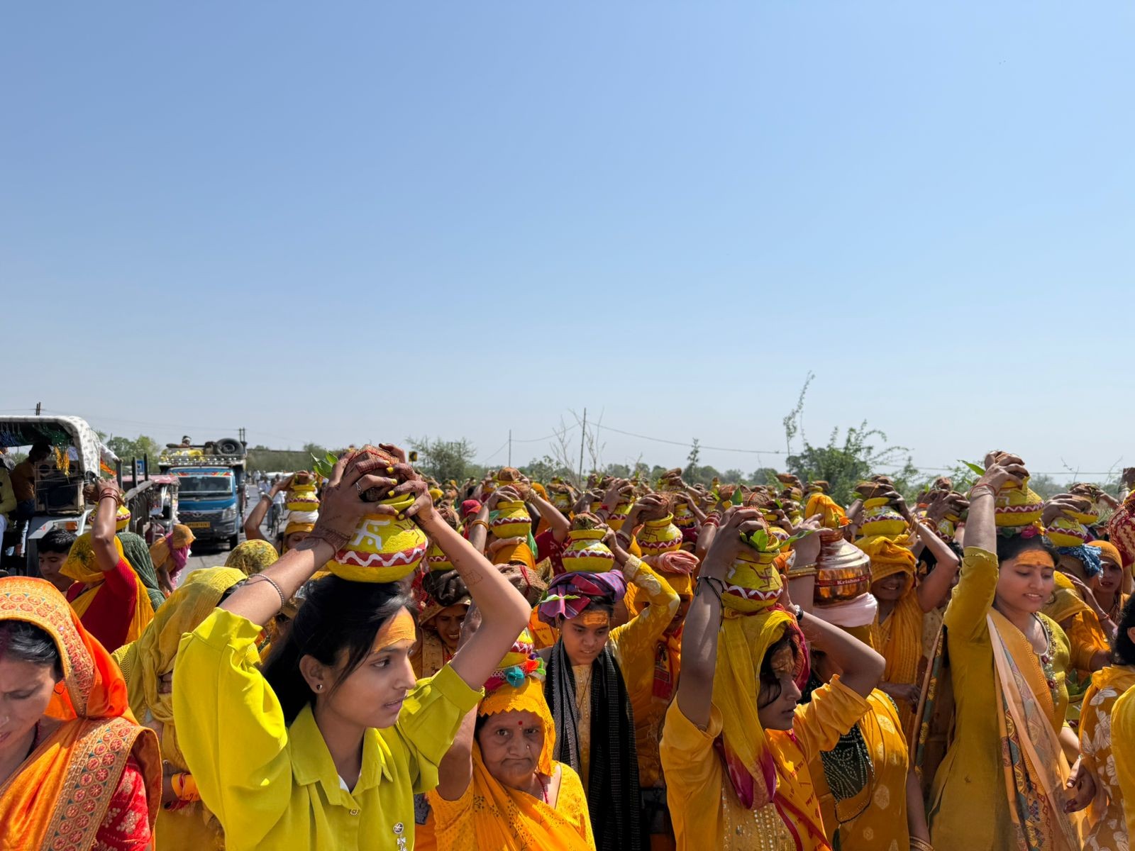 Rari Village Bhagwat Katha Kalash Yatra | Gaund Baba Temple