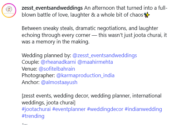 ઇવેન્ટ ઓર્ગેનાઇઝરે વીડિયો શેર કર્યો.