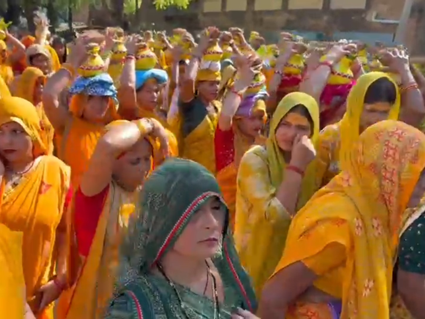 Rari Village Bhagwat Katha Kalash Yatra | Gaund Baba Temple