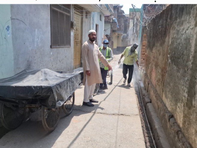 Syohara Bijnor Swachhta Abhiyan | Ward 20 BJP Sabhasad Akram Alvi Awareness