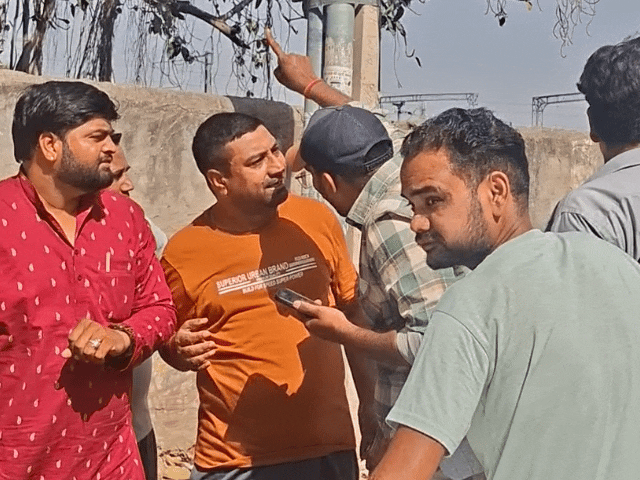 जाम के दौरान कई लोगों ने निकलने की कोशिश की। ऐसे में लोगों ने विरोध किया।