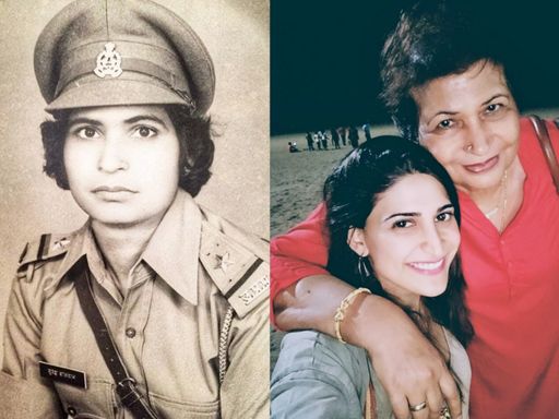 आहाना कुमरा अपनी मां सुरेश बाल्यान कुमरा के साथ।