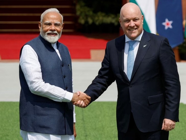 भारत-न्यूजीलैंड के बीच फ्री ट्रेड एग्रीमेंट कल साइन होगा:  5 साल में व्यापार दोगुना करने का लक्ष्य; 5,000 भारतीयों को हर साल वर्क वीजा मिलेगा