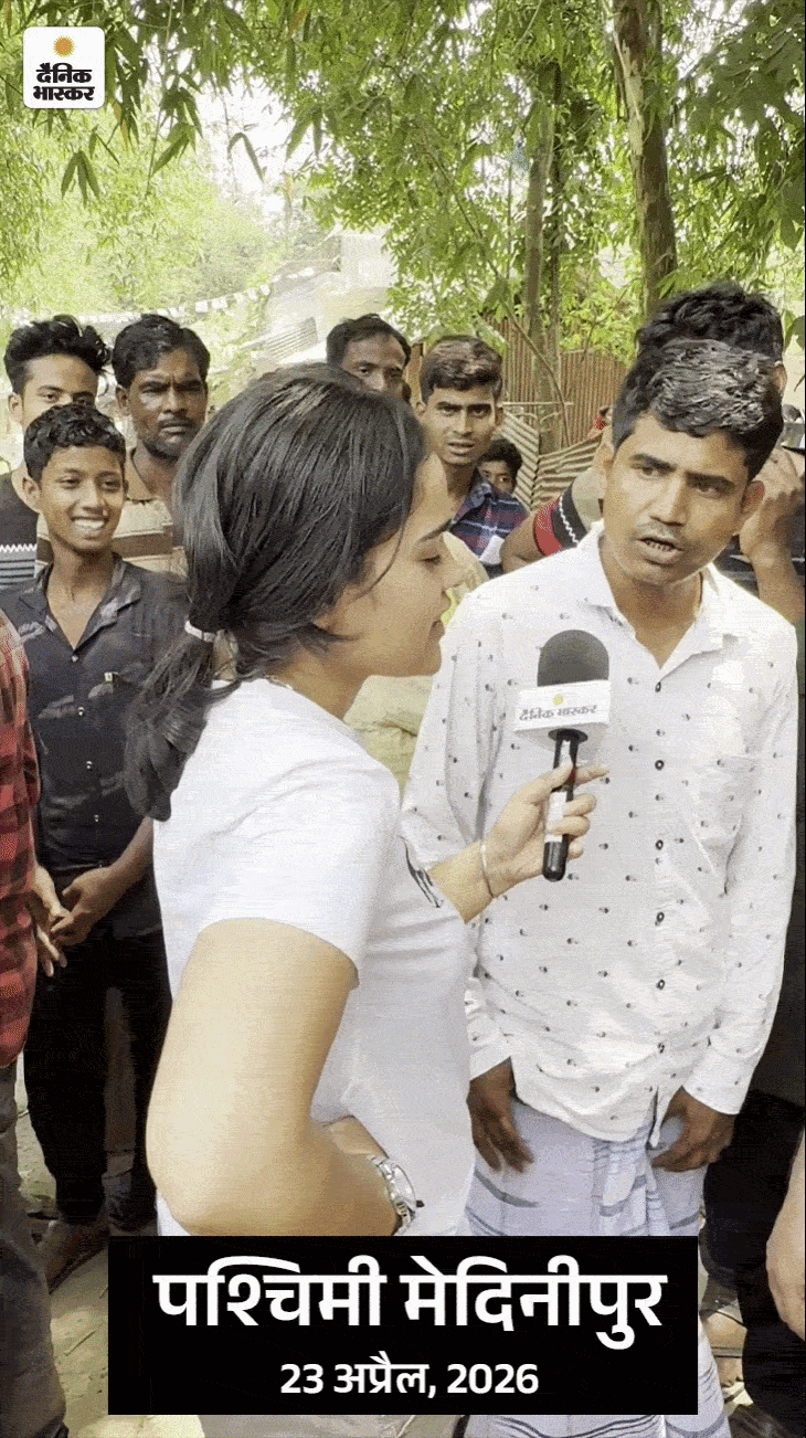 वोटिंग के दिन चुनाव पर सवाल करते ही लोग अचानक पीछे हट गए। फिर हिंदी न आने का बहाना बनाकर कुछ भी बोलने से इनकार कर दिया।