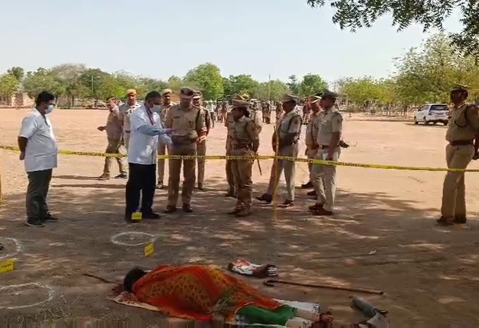 SOG आईजी के सामने किया हत्या का सीन रिक्रिएट किया:  लांबा बोले- घर के बाहर CCTV लगवाएं, इससे केस सुलझाने में मदद मिलती है – Pali (Marwar) News