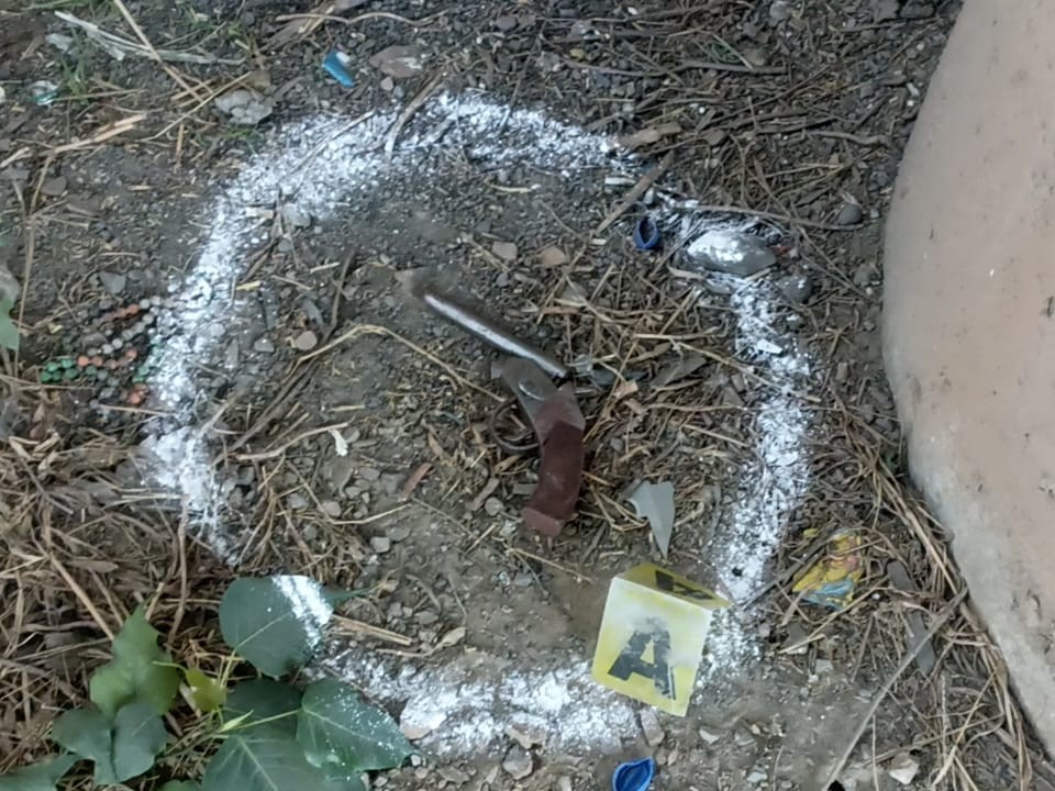 मौके से पुलिस ने एक देसी तमंचा बरामद किया है।