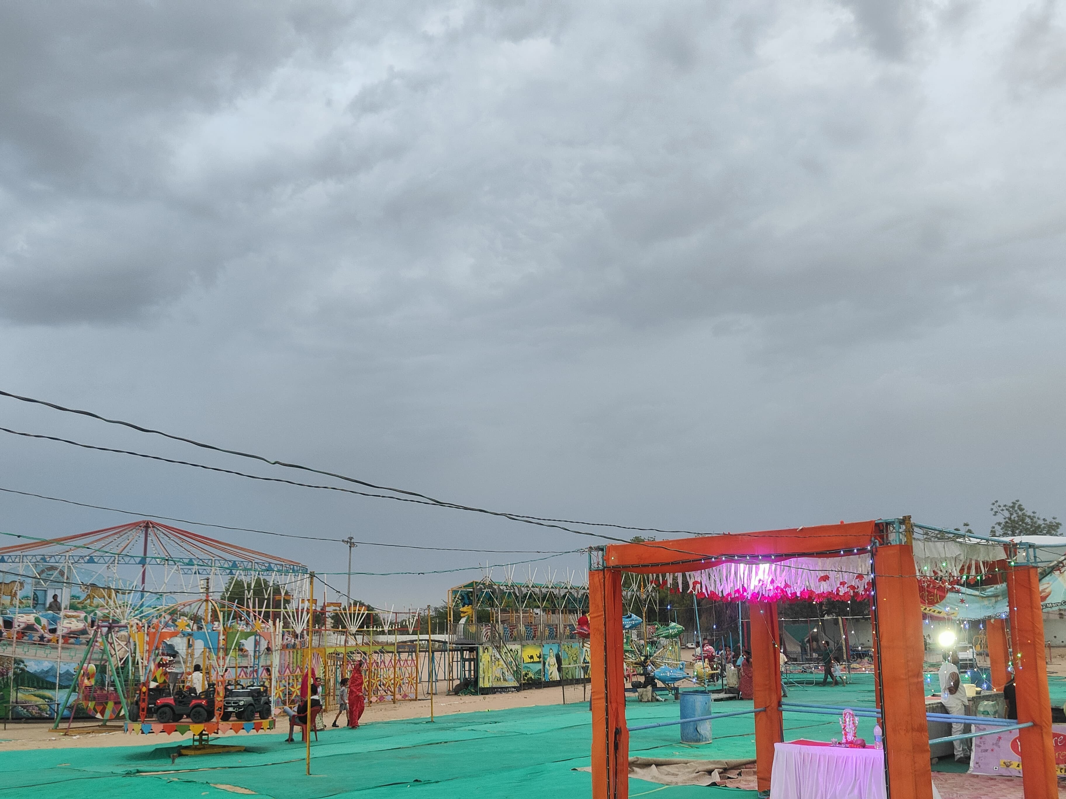 Napasar Napasar Mega Trade Fair Damaged By Heavy Winds | Temperature Drop