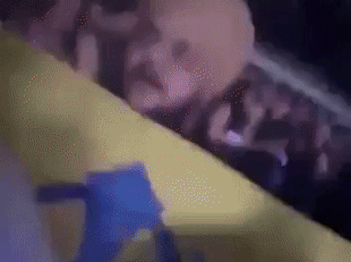 दिलजीत दोसांझ के कार्यक्रम के दौरान खालिस्तानी झंडा फहराते हुए खालिस्तान समर्थक।