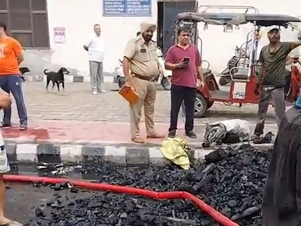 पुलिस ने मौके पर पहुंचकर जांच शुरू की।