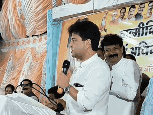 केंद्रीय मंत्री ज्योतिरादित्य सिंधिया।