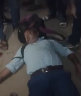 लॉबी कार्यालय ड्यूटी ऑफ करने जाने के दौरान गोली मारी गई थी।