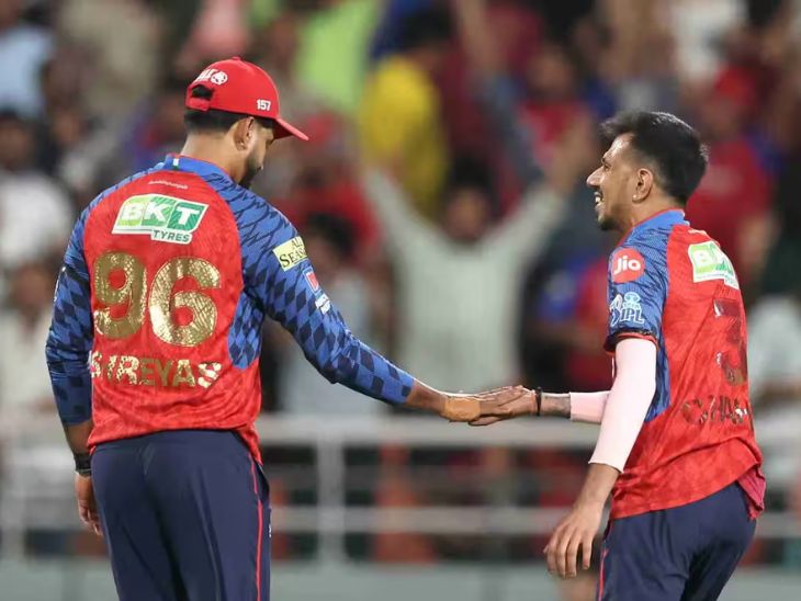 चहल को मैच में दूसरा विकेट मिला है।