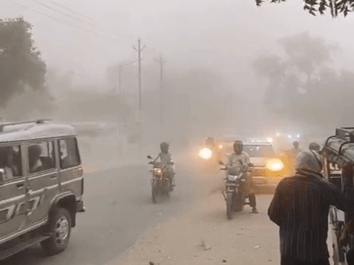 Mau Heat Relief | Rain & Dust Storm Cools Down Temp