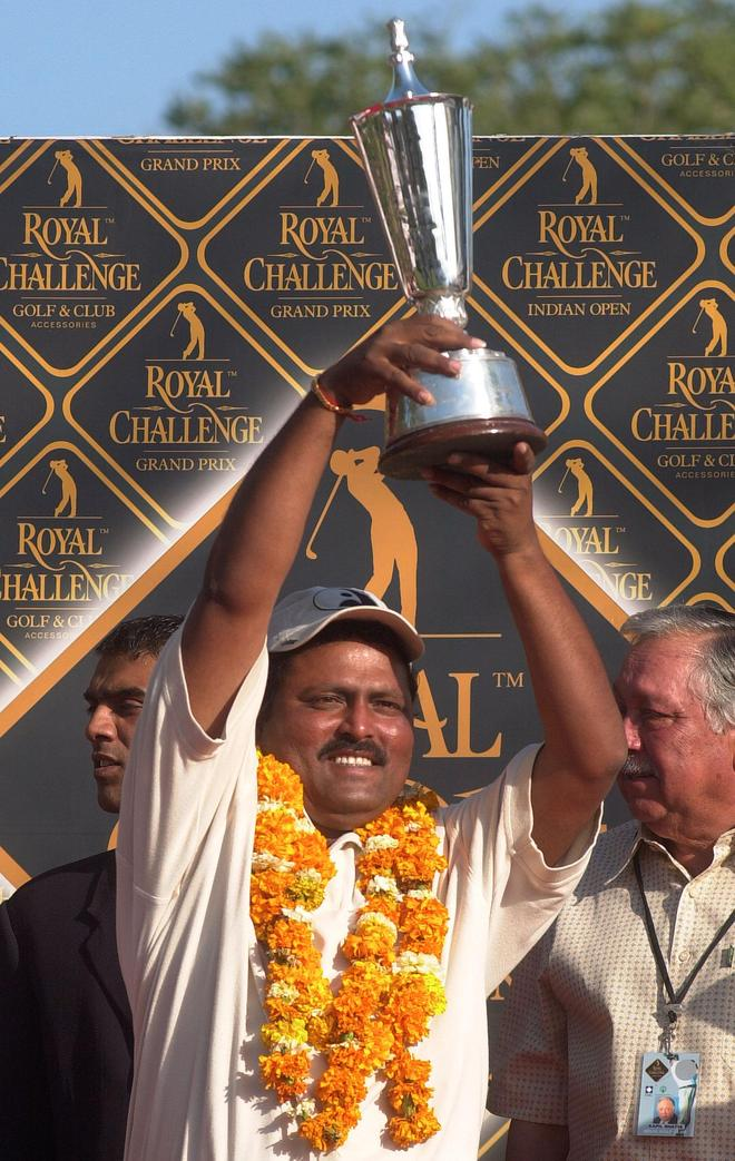 2002 में उन्होंने इंडियन ओपन का खिताब जीता था।