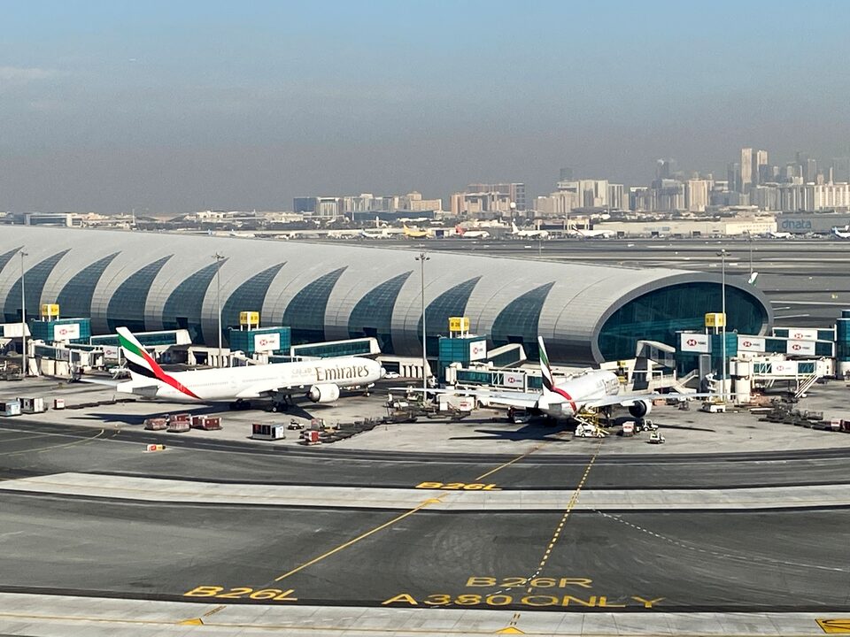 UAE इंटरनेशनल एयरपोर्ट की तस्वीर।