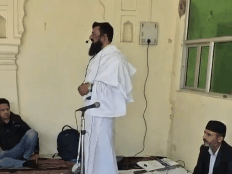 झुंझुनू की कमरुद्दीनशाह दरगाह में हाजियों के हज कैंप की तस्वीरें।