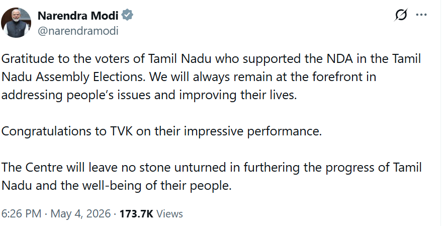 Tamil Nadu Election Result 2026 LIVE Updates: Assam Kerala Puducherry ...