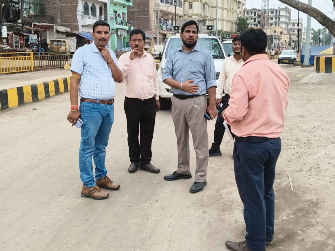 नगर आयुक्त यशपाल मीणा ने किया निरीक्षण।
