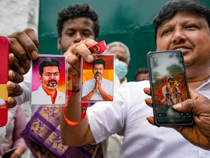 Most leaders who contested elections from Vijay's party are rebels or former leaders of DMK and AIADMK.
