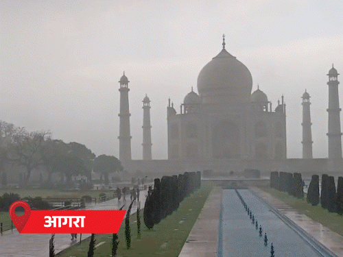 uttar pradesh up weather rain alert sambhal rain imd lucknow live photo video update western disturbance active
