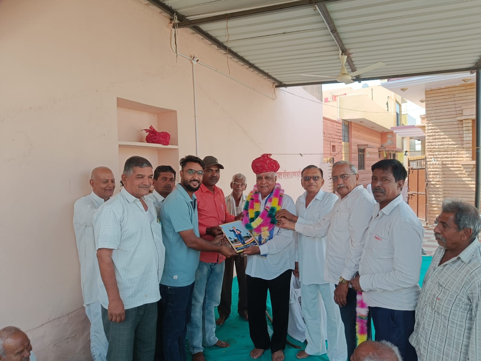 Devli Raipur Block Congress Chief Pukhraj Madawat Honored in Devli Kalan Village