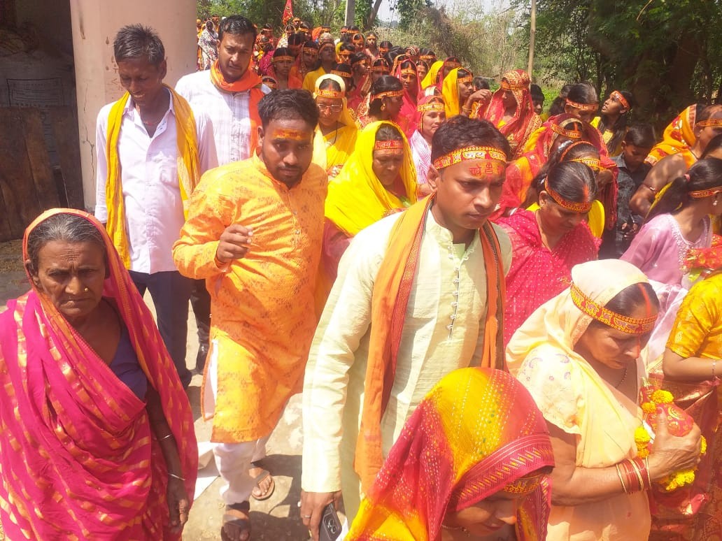 उतरेन में शतचंडी महायज्ञ शुरू:  1100 कलशों के साथ श्रद्धालुओं ने निकाली शोभायात्रा – Gaya News