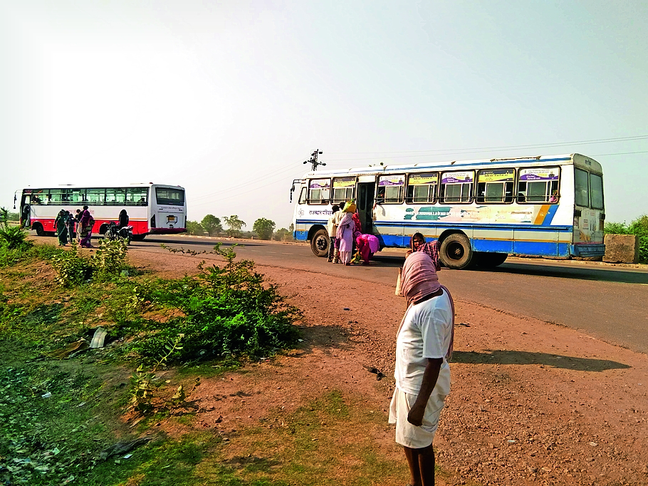 Roadways buses are not reaching the bus stand, passengers are forced to ...