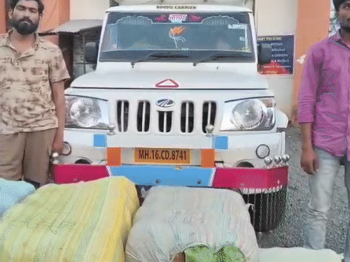 एक दिन पहले करीब एक करोड़ का गांजा पकड़ाया था।