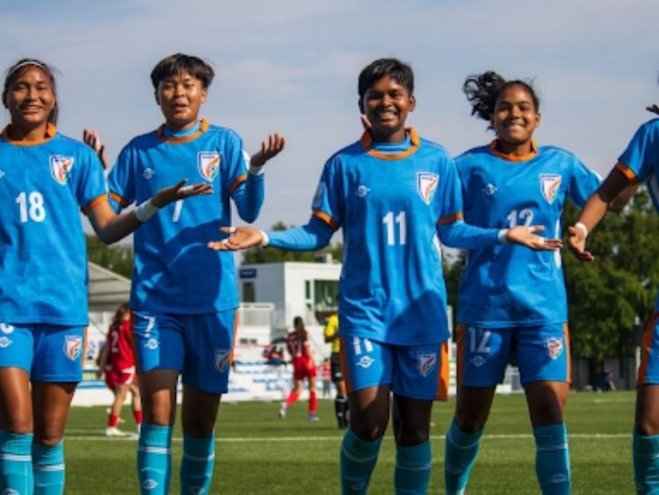 AFC अंडर-17 महिला एशियन कप के क्वार्टर फाइनल में भारत:  लेबनान को 4-0 से हराया,पहली बार नॉकआउट में ; जीत पर वर्ल्डकप के लिए क्वालिफाई