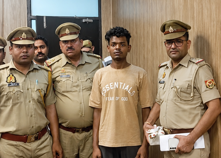 आरोपी अनिल यादव को पुलिस ने गांव से ही गिरफ्तार किया। कल सूरज की डेडबॉडी देखने के लिए यह भी भीड़ के साथ मौजूद था।