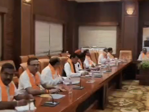 मंगलवार को भाजपा कोर कमेटी से पहले प्रदेश पदाधिकारियों की बैठक हुई थी।
